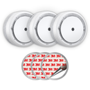 Rookmelder Compact Design met 10 jaar batterij met magneetmontage - 3 pack (FS8010 + FM3900)