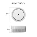 Rookmelder Compact Design met 10 jaar batterij met magneetmontage - 3 pack (FS8010 + FM3900)