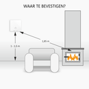 Ultra Dunne Koolmonoxidemelder met 10 jaar Batterij (FC4610)