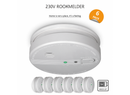 Rookmelder 230V Koppelbaar - 5 jaar back-up batterij (FS1105P)