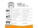 Rookmelder Compact Design met 10 jaar batterij (FS8010)